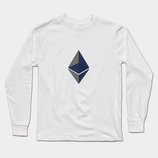 Retro Ethereum Long Sleeve T-Shirt by phughes1980